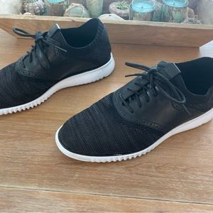 Men’s pre-owned Cole Haan Black ZeroGrand stitchlite Oxford sneakers. SZ 11